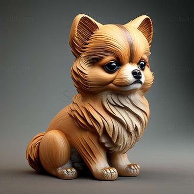 3D model Pomski dog (STL)
